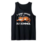 T-Shirt Officiel du Sommeil Tigre Nuit Sieste Officielle Débardeur