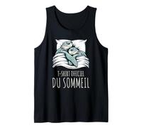 T-Shirt Officiel du Sommeil Tortue de Mer Sieste Sommeil Débardeur