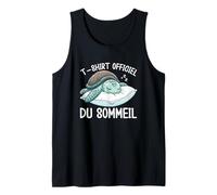 T-Shirt Officiel du Sommeil Tortue de Mer Sieste Sommeil Débardeur