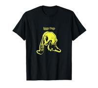 T-Shirt Officiel Iggy Pop - Homme - Noir - S - Manche Courte - Classique