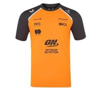 T-shirt officiel McLaren F1 homme - orange papaye, manches courtes, 100% polyester XL