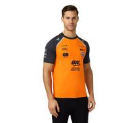 T-Shirt Officiel pour Homme de l'équipe McLaren de Formule 1 Lando Norris - Papaye/Phantom (FR/ES, Alpha/Lettres, M, Taille Normale, Taille Normale, Autumn Glory/Phantom)