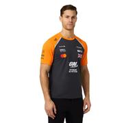 T-Shirt Officiel Pour Homme De L'équipe Mclaren De Formule 1 Lando Norris - Phantom/Papaya