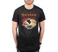T-Shirt Officiel Rainbow Rising Rock Band Heavy Metal Album on Stage