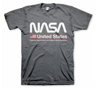 T-Shirt Officiellement Licencié NASA - États-Unis Pour Hommes Tailles S-XXL