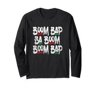 T-Shirt Old School des années 90, Style Hip hop, Rap, Musique Boom Bap Manche Longue