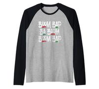 T-Shirt Old School des années 90, Style Hip hop, Rap, Musique Boom Bap Manche Raglan