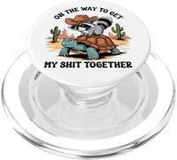 T-Shirt « on The Way to Get My Shit Together » pour Femmes, Hommes, Enfants PopSockets PopGrip pour MagSafe
