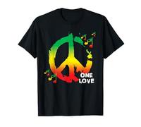 T-shirt One Love Rasta Reggae Music Peace Sign Rastafari Roots T-Shirt