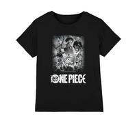 mandarin creative ltd One Piece Poster Kids T Shirt, Noir, 7-8 Ans Garçon