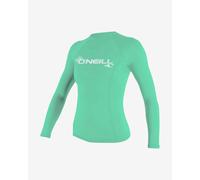 T-shirt O'Neill Basic Skins manche longue vert turquoise femme - L