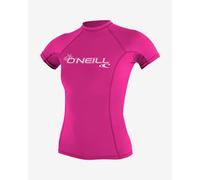 T-shirt O'Neill Basic Skins Rash Guard manches courtes rose femme - XL