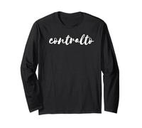 T-shirt Opera Singer Contralto pour femme Manche Longue