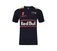T-Shirt Oracle RB Racing F1 Teamline Max Verstappen Set Up pour Homme - Ciel Nocturne (FR/ES, Alpha/Lettres, S, Taille Normale, Taille Normale, Bleu)