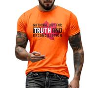 T-shirt Orange Day pour homme - Every Child Matters T-shirt pour soutenir et commémorer les enfants indigènes | Haut de solidarité avec différents motifs, Style_l19 Orange, M