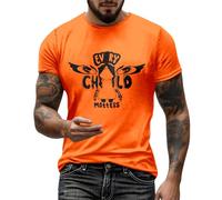 T-shirt Orange Day pour homme - Every Child Matters T-shirt pour soutenir et commémorer les enfants indigènes | Haut de solidarité avec différents motifs, Style_l16 Orange, M