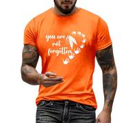 T-shirt Orange Day pour homme - Every Child Matters T-shirt pour soutenir et commémorer les enfants indigènes | Haut de solidarité avec différents motifs, Style_l11 Orange, 3XL