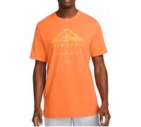 T-shirt Orange Homme Nike Run Trail S