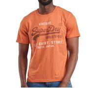 T-Shirt Orange Homme Superdry Vl M