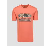 T-shirt Orange Pour Hommes Quiksilver Tropical Rainbow Ss Eqyzt07679-mjr0