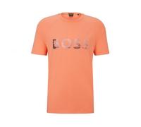 T-SHIRT ORANGE REGULAR BOSS EN COTON STRETCH AVEC LOGO DE LA SAISON TEEBERO 1 XXL