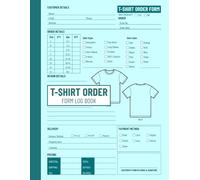 T-Shirt Order Form Log Book