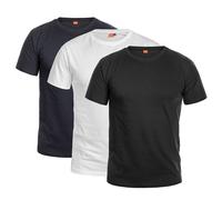 Pentagon Orpheus T-Shirts Triple Mix 3-Pack Tops Homme Melange Gris-Blanc-Noir