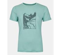 Ortovox - Women's 120 Cool Tec Mountain Cut T-Shirt - Haut en mérinos - XS - aquatic ice