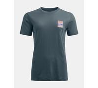 Ortovox T-shirt 140 Cool MTN Gradient manches courtes femme gris foncé arctique L