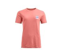 ORTOVOX 140 Cool Mtn Gradient Ts W - Femme - Orange / Rose - taille M- modèle 2025