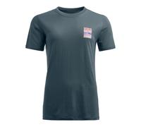 T-shirt ORTOVOX 140 COOL MTN GRADIENT TS W (dark arctic grey) femme XL