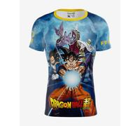 T-shirt Otso Dragon Ball manches courtes bleu foncé rouge - L
