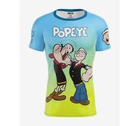 T-shirt Otso Popeye manche courte vert citron bleu - S