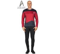T-Shirt Ou Déguisement De Picard De Star Trek Pour Homme (Taille S) Multicolore