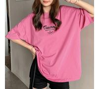 T-shirt oversize à épaule tombante avec slogan graphique Mille CHEFS-D'ŒUVRE D'OUVRIERS, T-shirt oversize d'été L,M,S,XL,XSLettres,SloganÉtoffe
