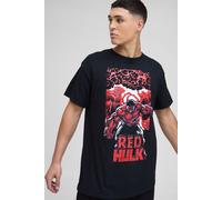 T-shirt oversize à imprimé Captain America homme - noir - S, noir