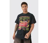 T-shirt oversize à imprimé Cars Pixar homme - noir - L, noir