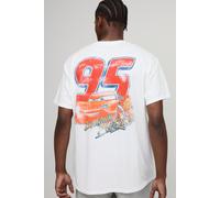T-shirt oversize à imprimé Disney Cars homme - blanc - M, blanc