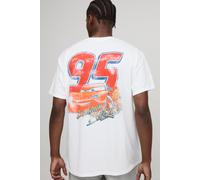 T-shirt oversize à imprimé Disney Cars homme - blanc - S, blanc