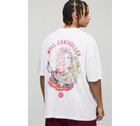 T-shirt oversize à imprimé Disney Mickey homme - blanc - XS, blanc