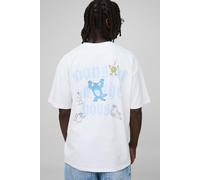 T-shirt oversize à imprimé Disney Monsters Inc homme - blanc - M, blanc