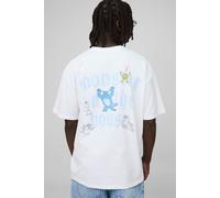 T-shirt oversize à imprimé Disney Monsters Inc homme - blanc - S, blanc