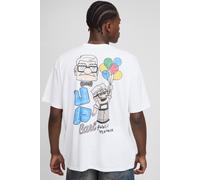 T-shirt oversize à imprimé Disney Up homme - blanc - XS, blanc