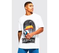 T-shirt oversize à imprimé Guinness homme - blanc - S, blanc