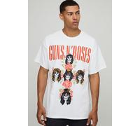 T-shirt oversize à imprimé Guns N Roses homme - blanc - L, blanc