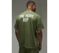 T-shirt oversize à imprimé One More - MAN Active homme - vert - L, vert