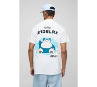 T-shirt oversize à imprimé Pokémon homme - blanc - XS, blanc