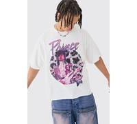 T-shirt oversize à imprimé Prince homme - blanc - XL, blanc