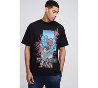 T-shirt oversize à imprimé Space Jam homme - noir - S, noir