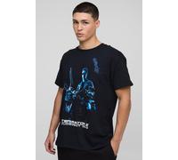 T-shirt oversize à imprimé The Terminator homme - noir - XS, noir